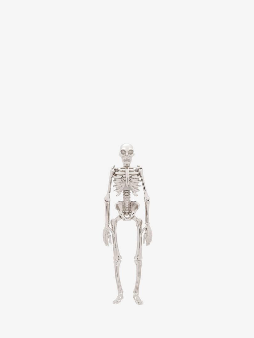 Dancing Skeleton Pin Brooch by ALEXANDER MCQUEEN