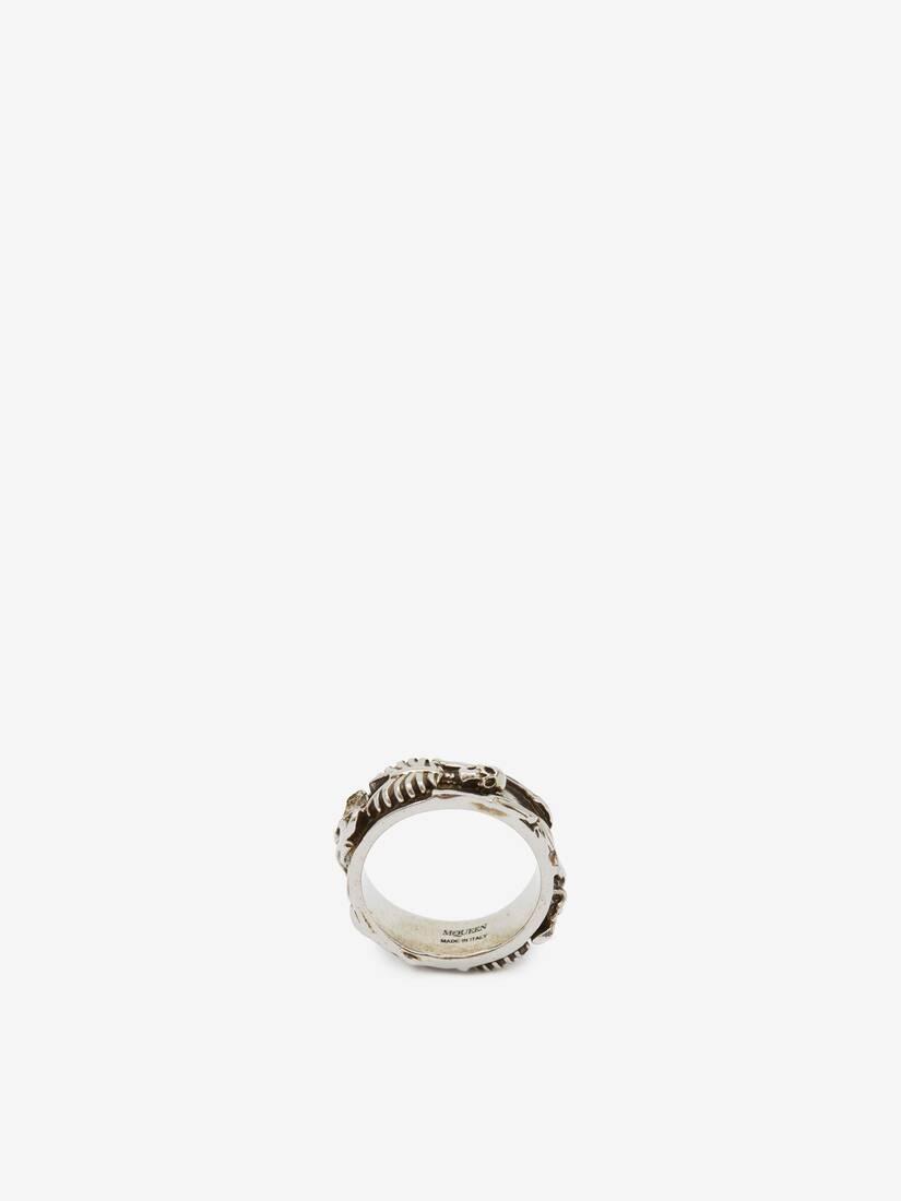 Dancing Skeleton Ring by ALEXANDER MCQUEEN