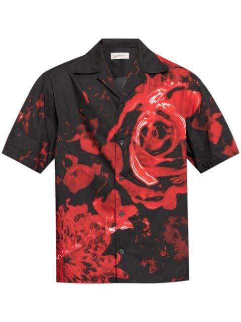 Dutch Flower organic cotton shirt by ALEXANDER MCQUEEN