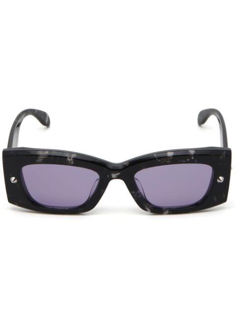 Spike Studs rectangular-frame sunglasses by ALEXANDER MCQUEEN EYEWEAR