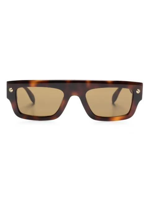 Spike Studs rectangular-frame sunglasses by ALEXANDER MCQUEEN EYEWEAR