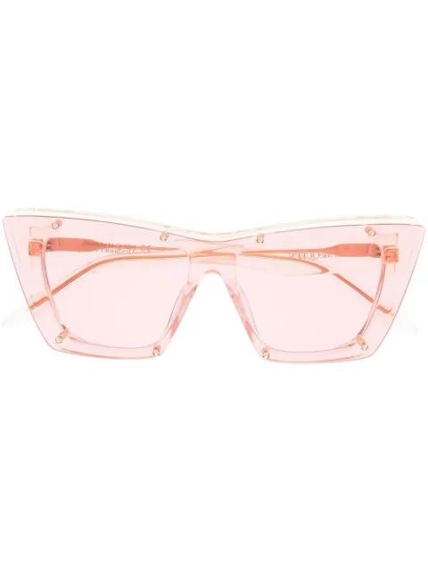 cat eye-frame sunglasses by ALEXANDER MCQUEEN EYEWEAR