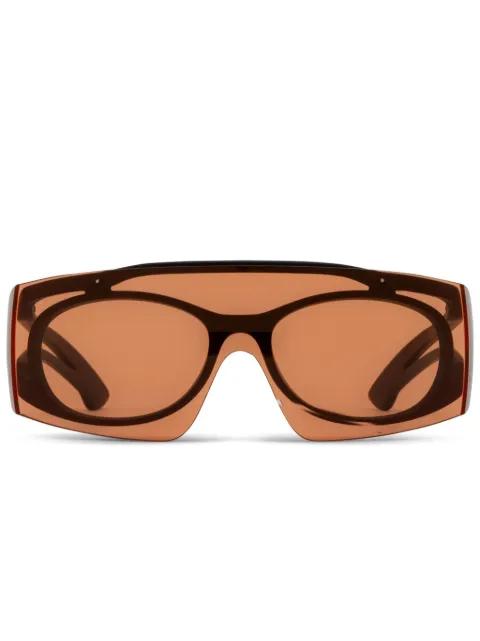 logo-print sunglasses by ALEXANDER MCQUEEN EYEWEAR