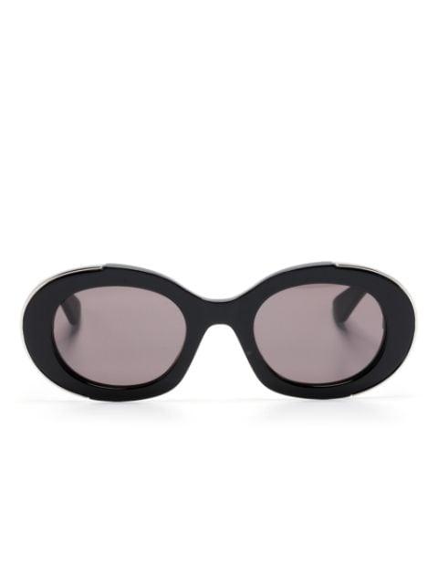 oval-frame sunglasses by ALEXANDER MCQUEEN EYEWEAR