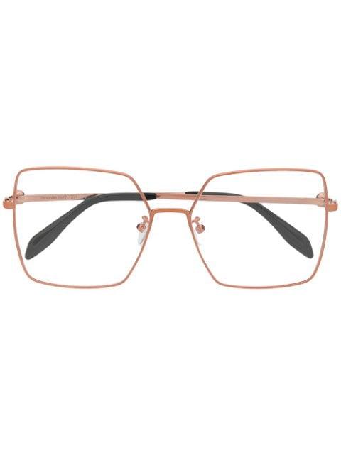 oversize frame glasses by ALEXANDER MCQUEEN EYEWEAR