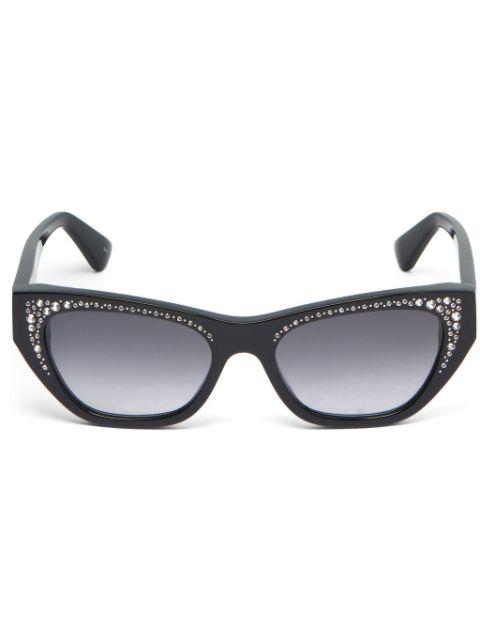 pavé-jewelled sunglasses by ALEXANDER MCQUEEN EYEWEAR