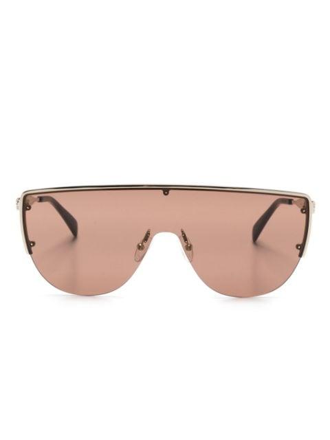 shield-frame sunglasses by ALEXANDER MCQUEEN EYEWEAR