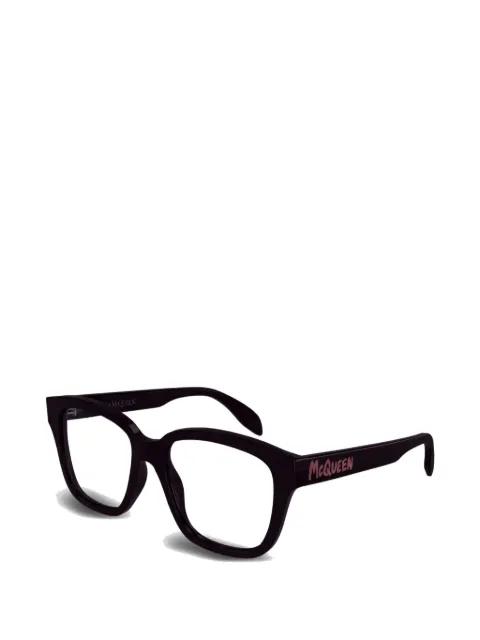 square-frame glasses by ALEXANDER MCQUEEN EYEWEAR