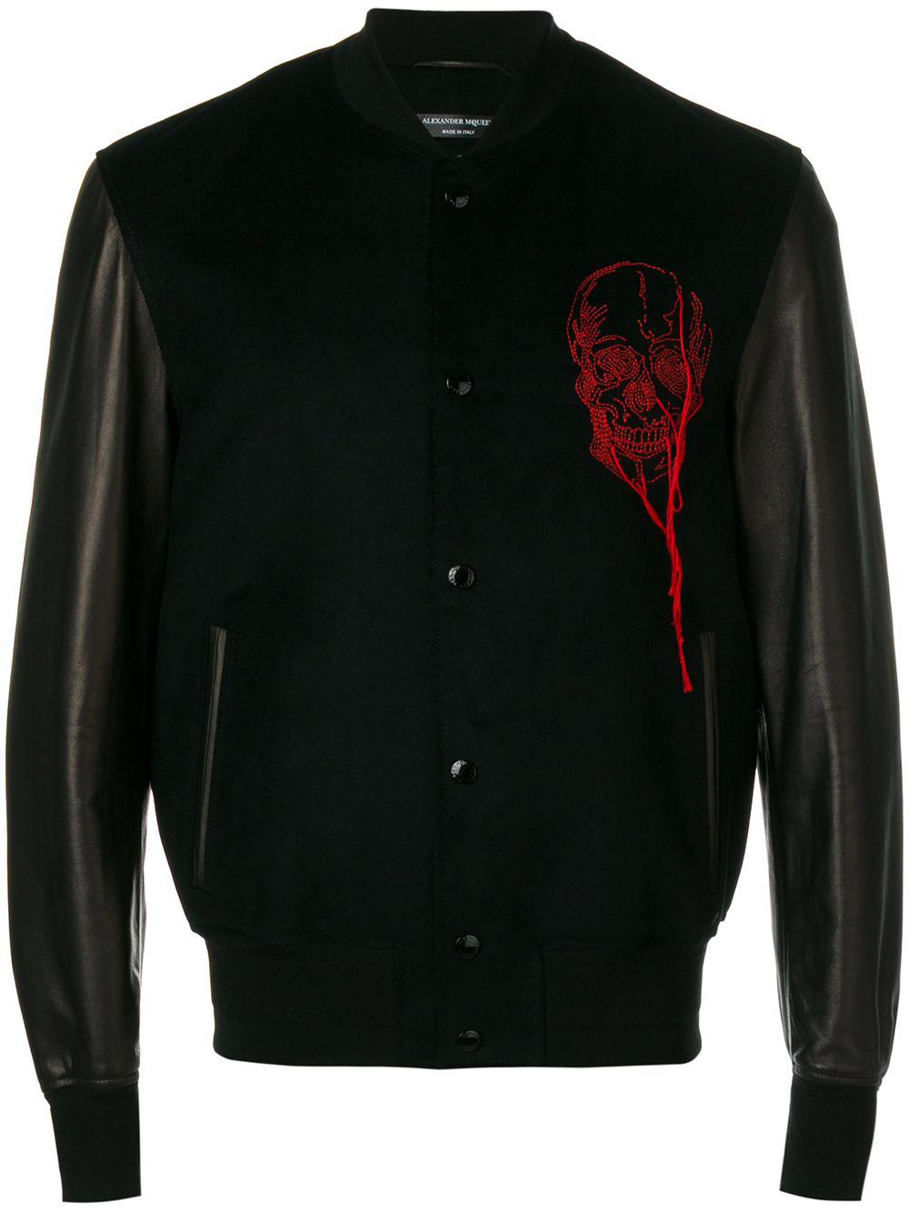 Embroidered Varsity jacket by ALEXANDER MCQUEEN