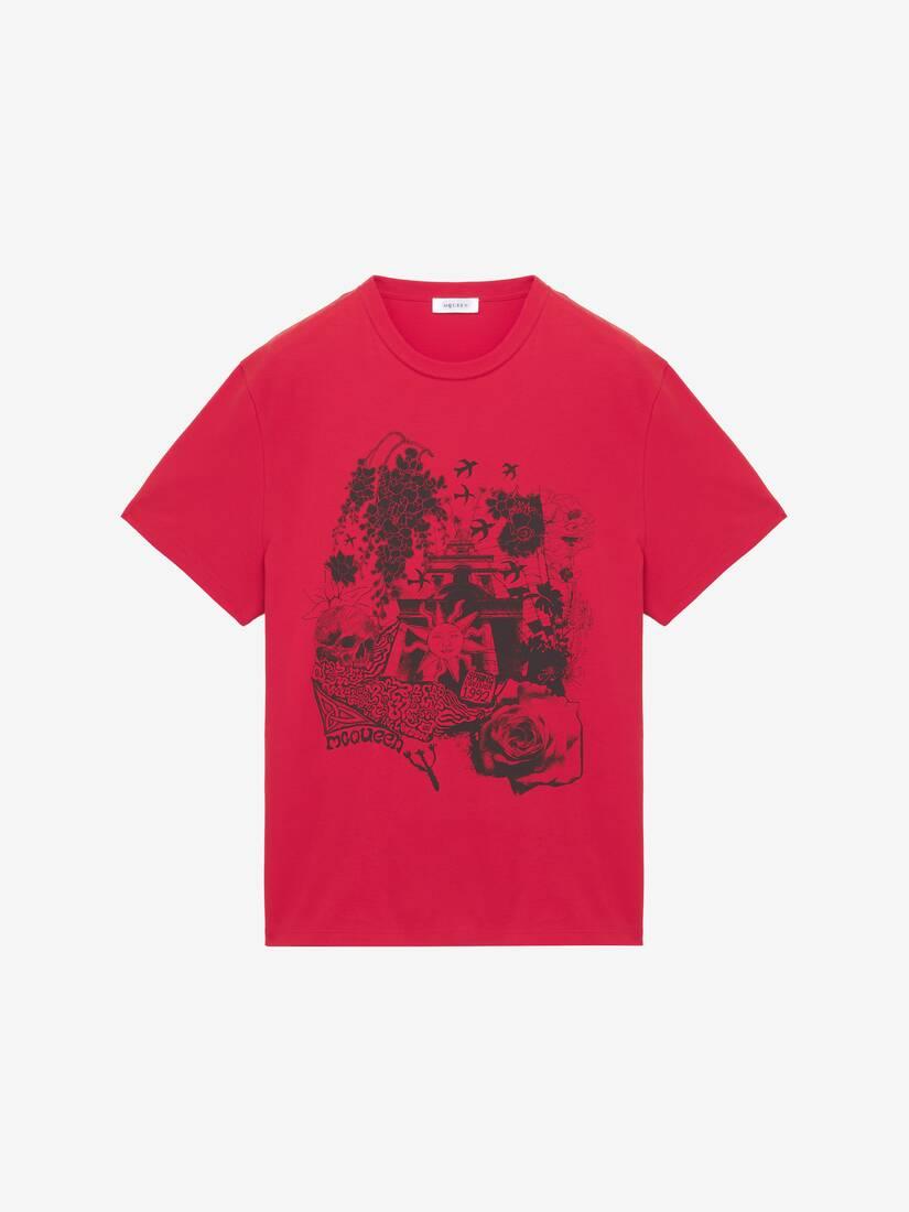 Fanzine Print T-shirt by ALEXANDER MCQUEEN