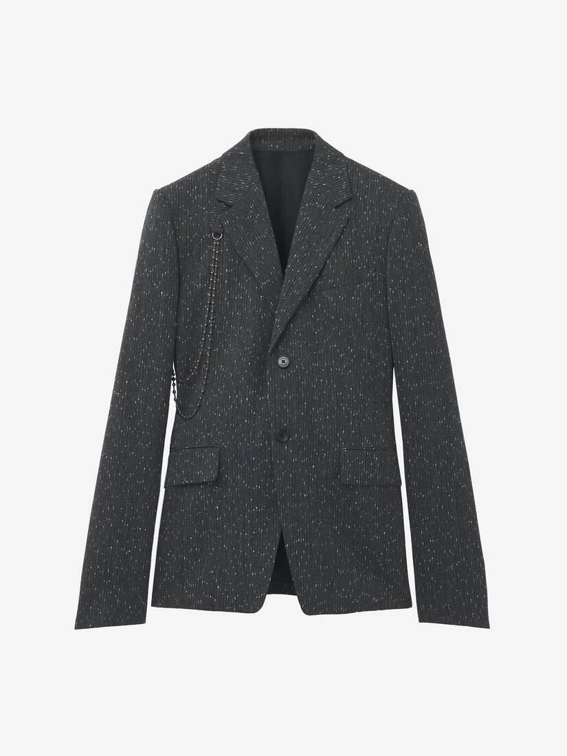 Flecked Pinstripe Single-breasted Jacket by ALEXANDER MCQUEEN