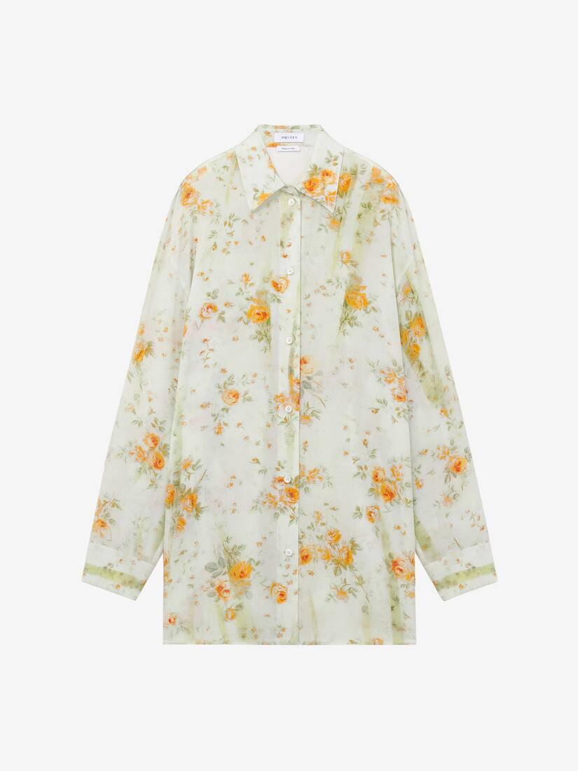 Floral Print Pyjama Shirt by ALEXANDER MCQUEEN