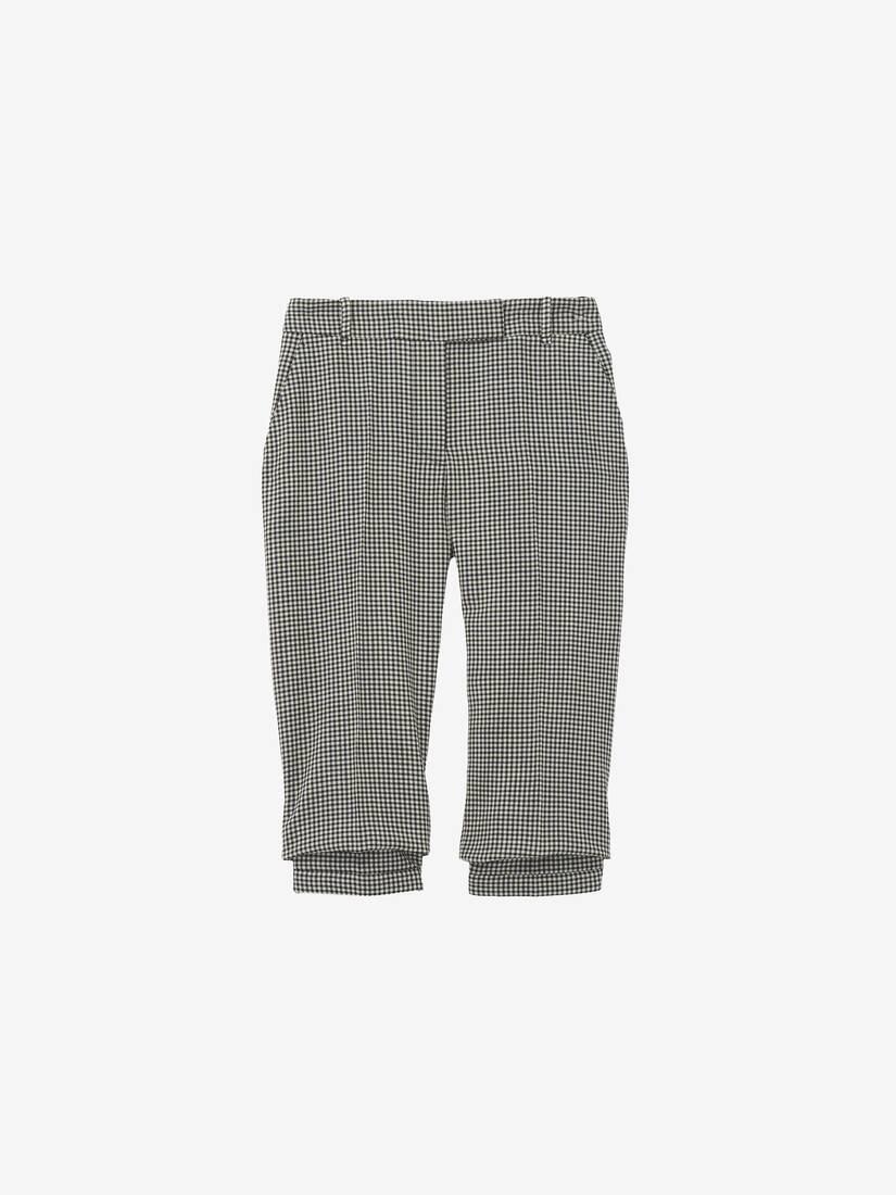 Gingham Check Tailored Capri Trousers by ALEXANDER MCQUEEN