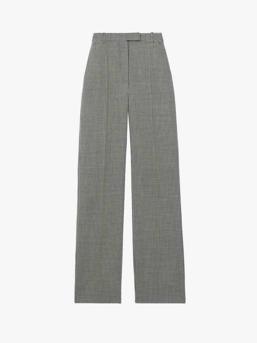Gingham Check Tailored Trousers by ALEXANDER MCQUEEN