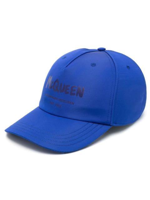 Graffiti-print baseball cap by ALEXANDER MCQUEEN
