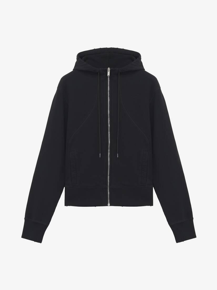 Hooded Zip Through Sweatshirt by ALEXANDER MCQUEEN