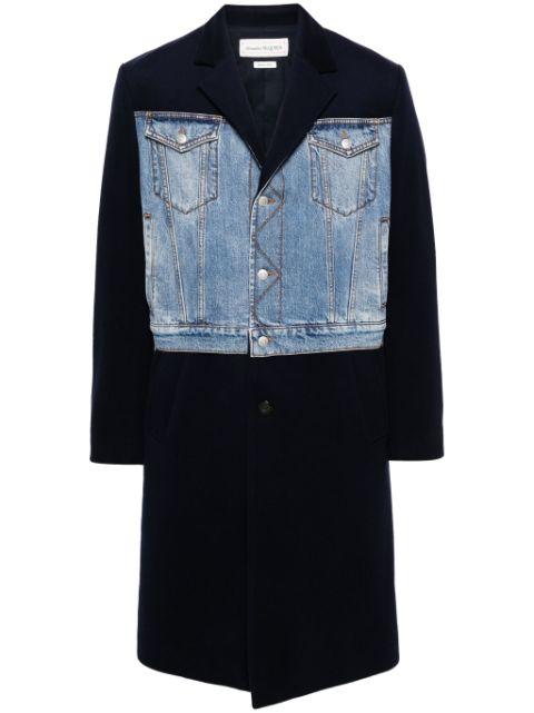 Hybrid single-breasted coat by ALEXANDER MCQUEEN