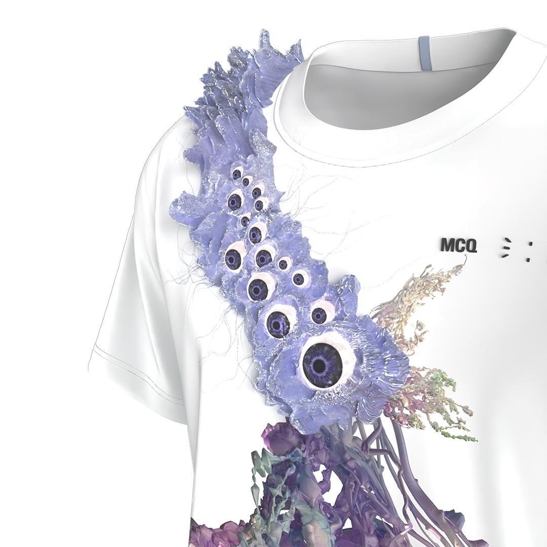 IC-0 DIMENSION T-SHIRT by ALEXANDER MCQUEEN
