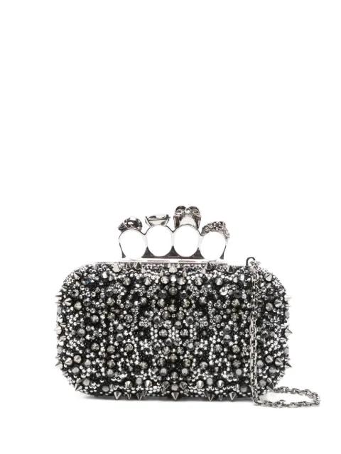 Knuckle skull clutch bag by ALEXANDER MCQUEEN