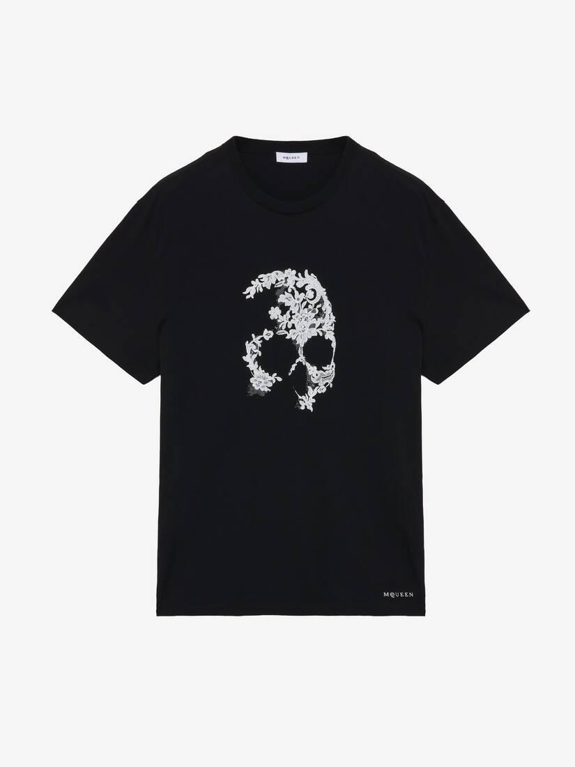 Lace Skull T-shirt by ALEXANDER MCQUEEN