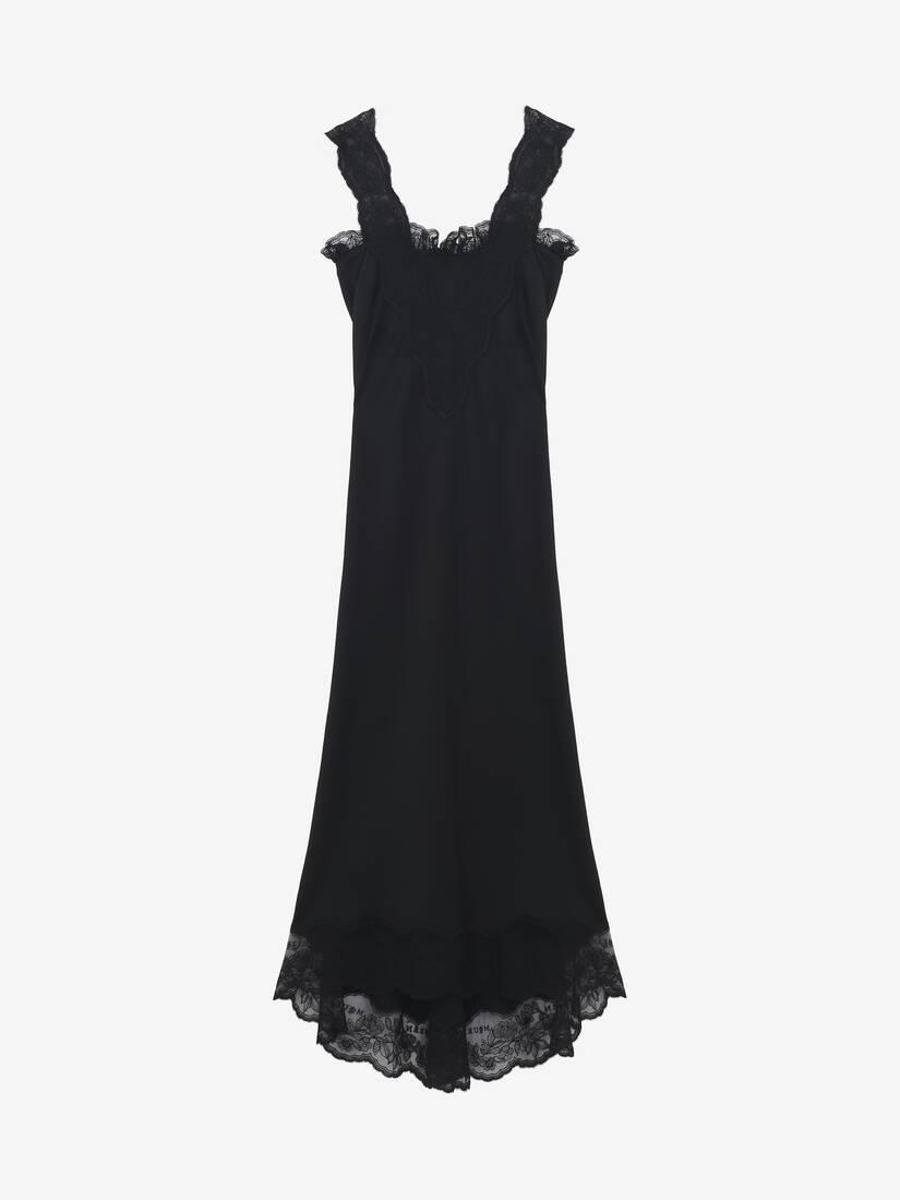 Lace Trim Midi Dress by ALEXANDER MCQUEEN