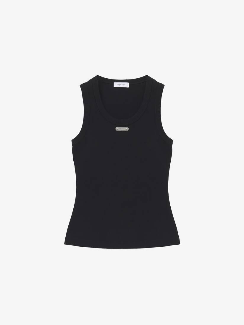McQueen Placket Tank Top by ALEXANDER MCQUEEN