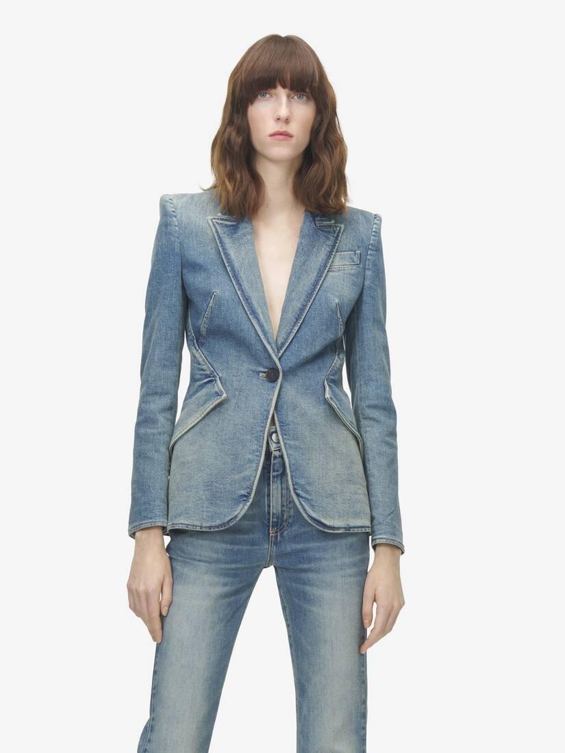 Narrow Bootcut Denim Trouser by ALEXANDER MCQUEEN