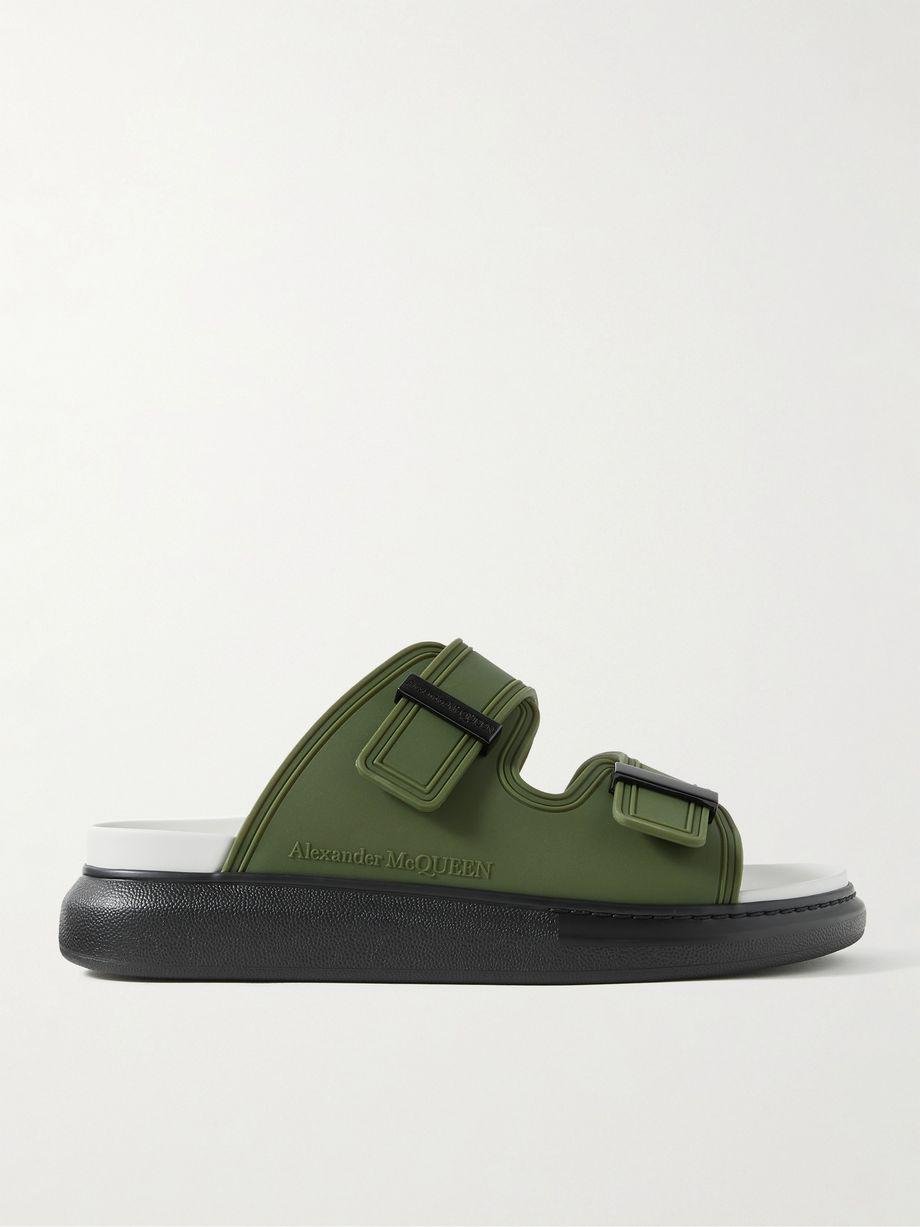 Rubber Exagerrated-Sole Slides by ALEXANDER MCQUEEN