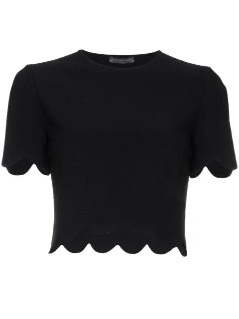 Scalloped Hem Top by ALEXANDER MCQUEEN