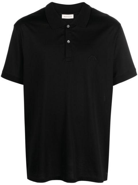 Seal logo-embroidered polo shirt by ALEXANDER MCQUEEN