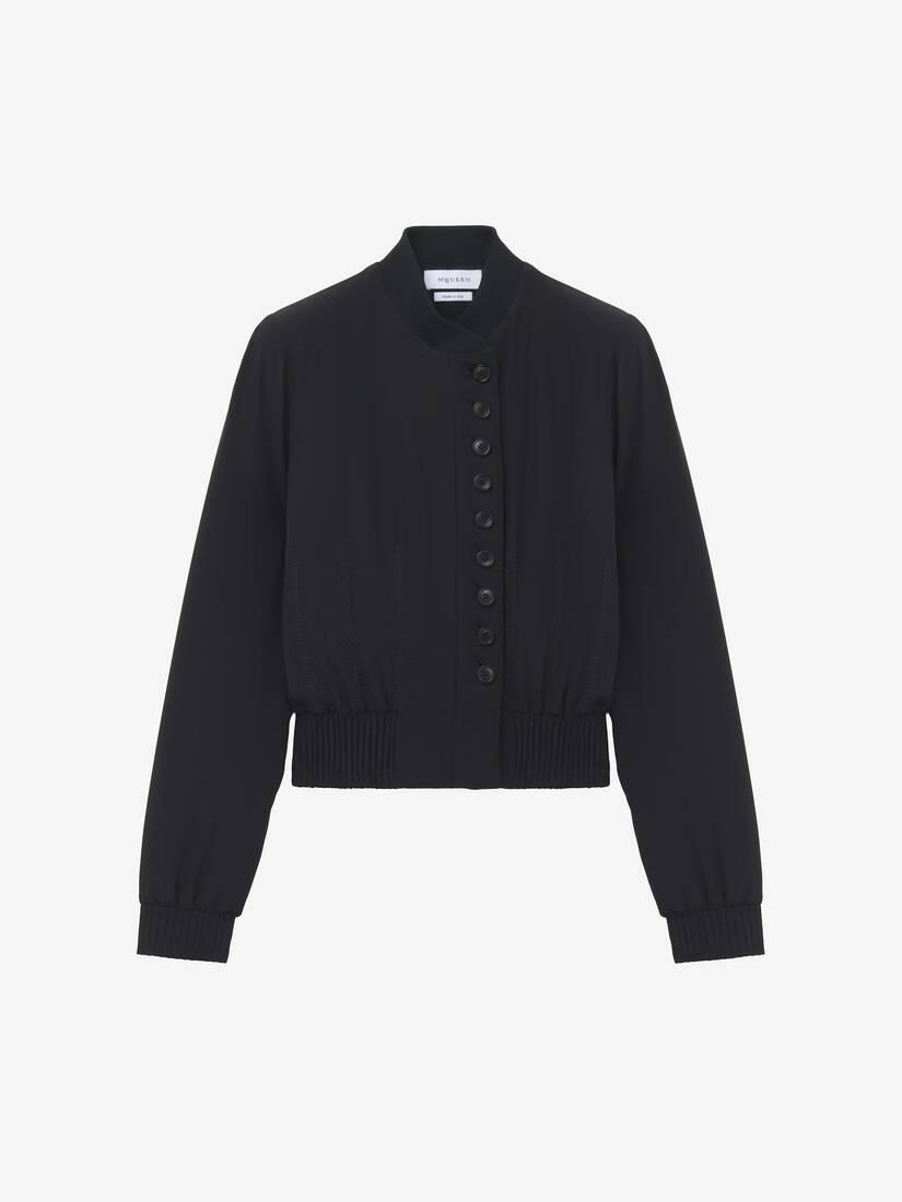 Silk Bomber Jacket by ALEXANDER MCQUEEN