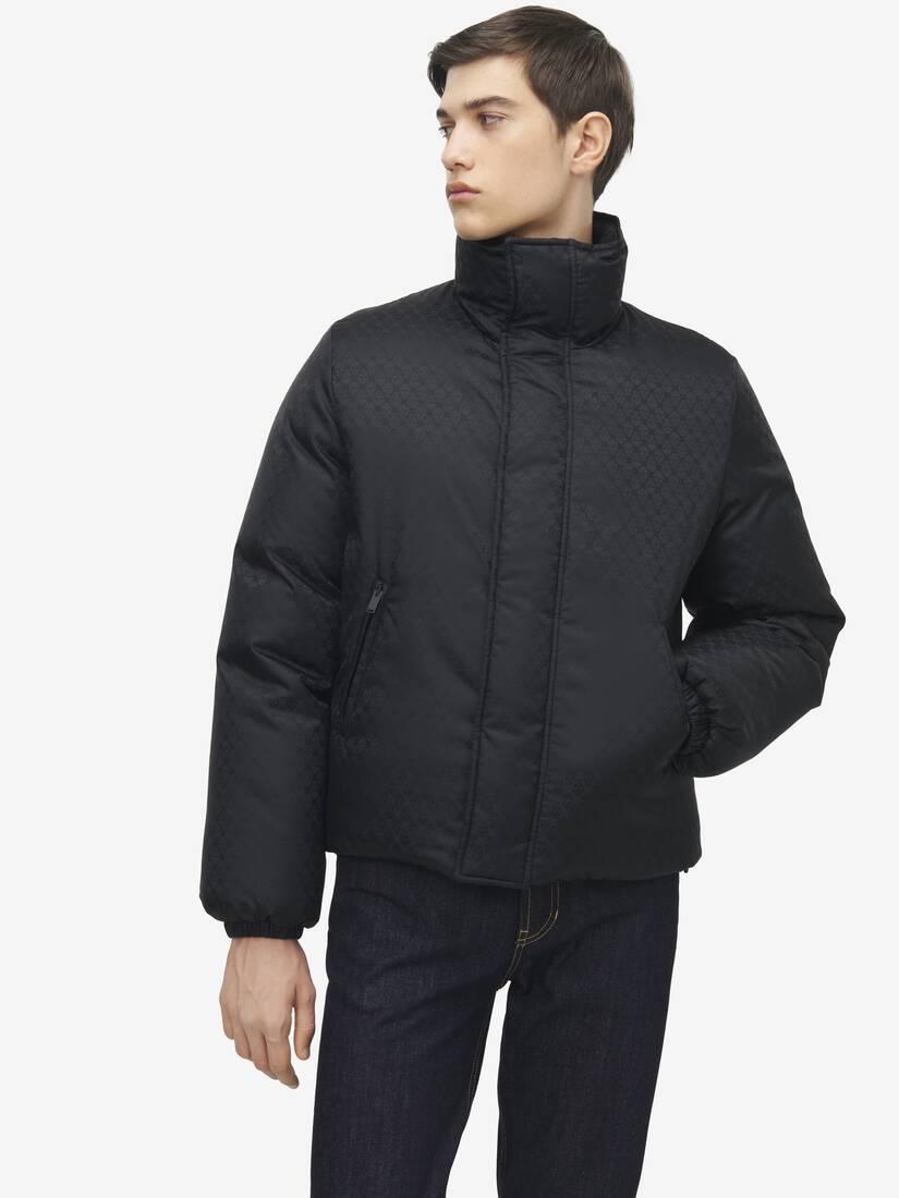 Skull Jacquard Puffer Jacket by ALEXANDER MCQUEEN