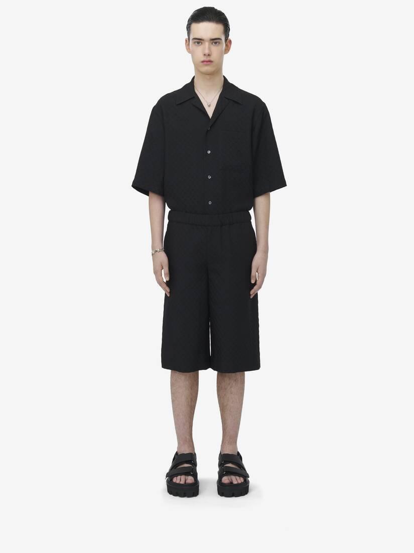 Skull Jacquard Shorts by ALEXANDER MCQUEEN