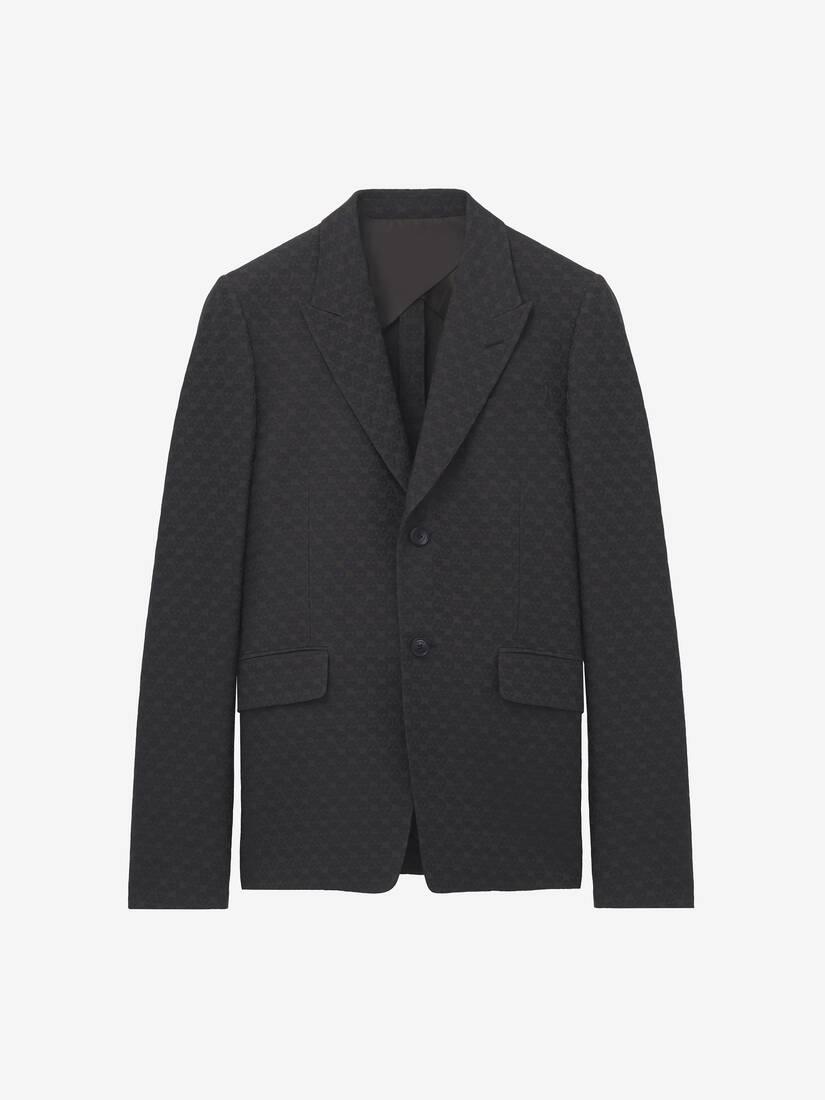 Skull Jacquard Single Breasted Jacket by ALEXANDER MCQUEEN
