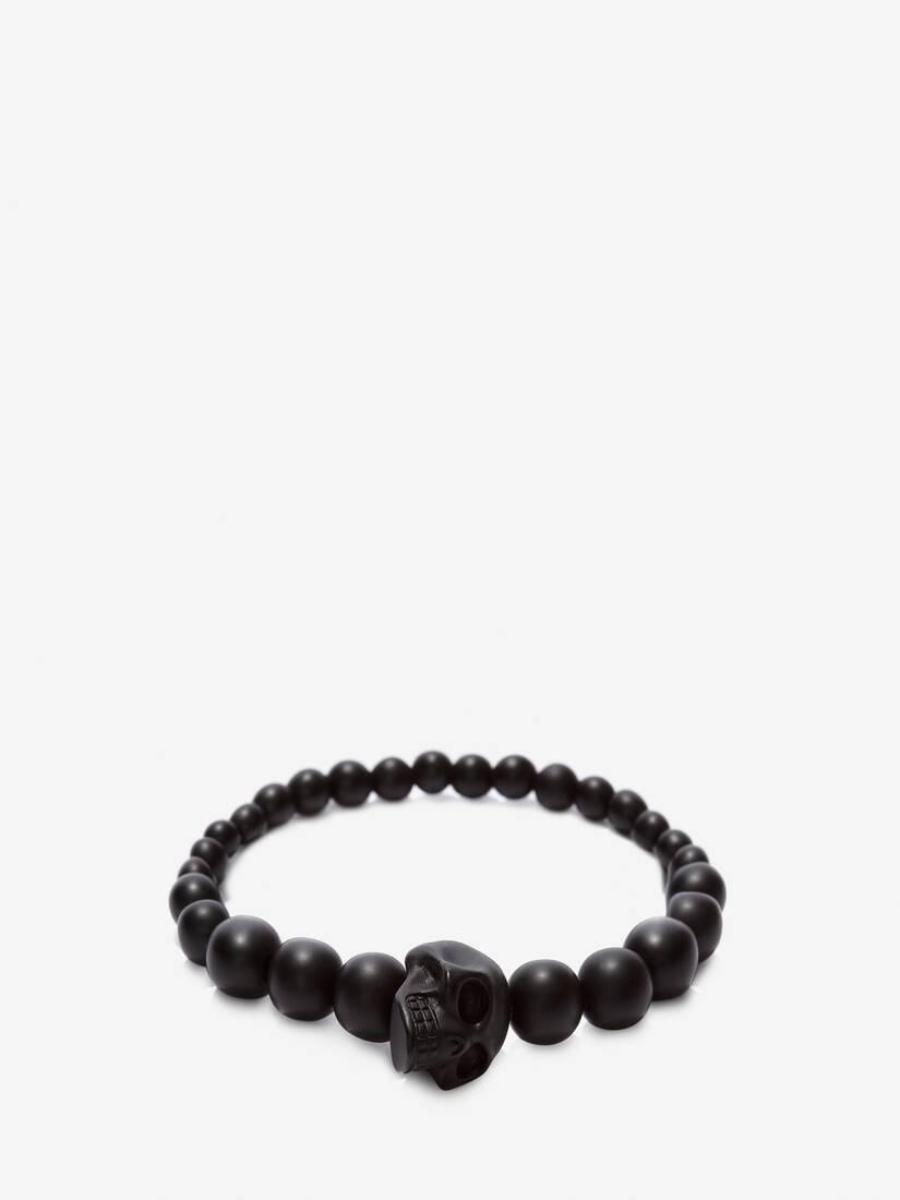 Skull Multi Beaded Bracelet by ALEXANDER MCQUEEN