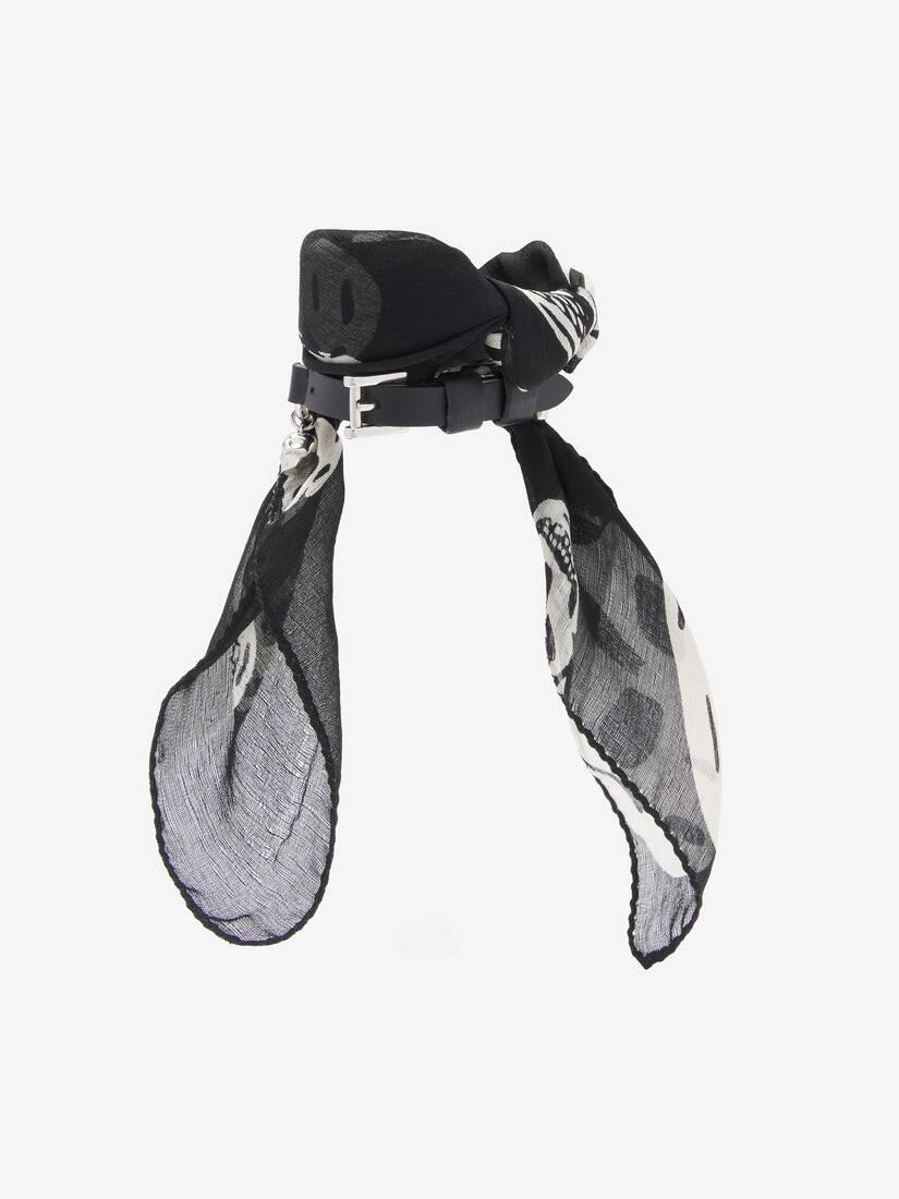 Skull Scarf Double Wrap Bracelet by ALEXANDER MCQUEEN