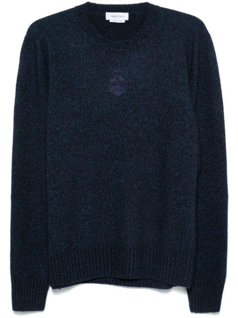 Skull-embroidered sweater by ALEXANDER MCQUEEN