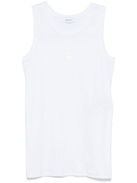 Skull-embroidered tank top by ALEXANDER MCQUEEN
