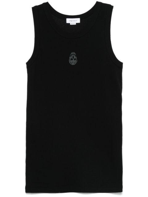 Skull-embroidered tank top by ALEXANDER MCQUEEN