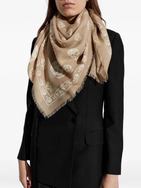 Skull-print scarf by ALEXANDER MCQUEEN