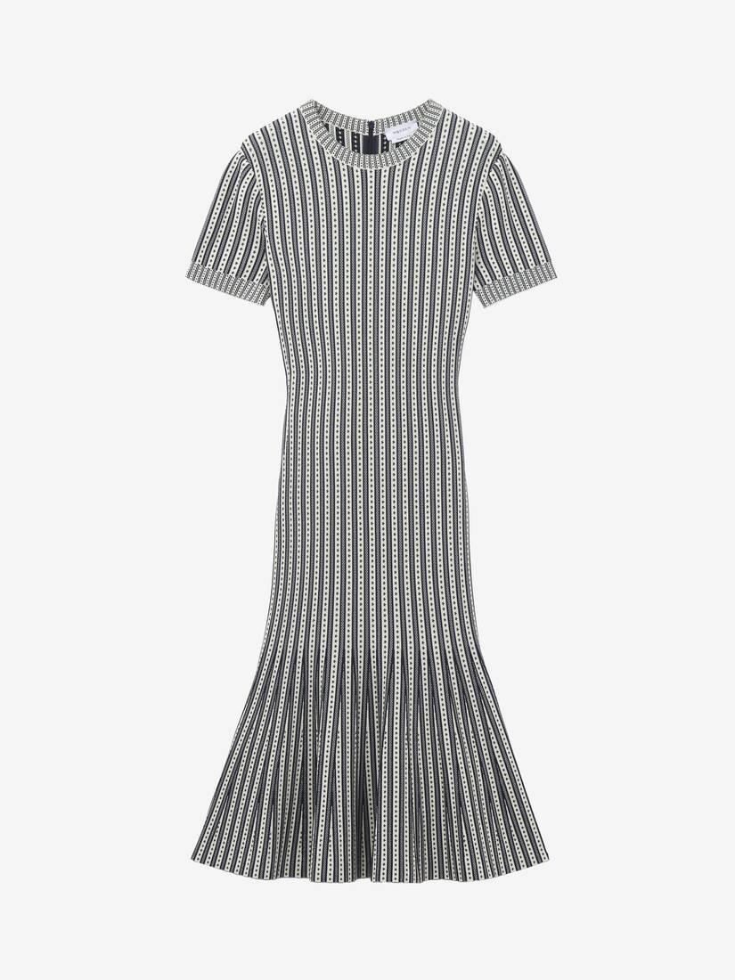 Striped Knit Dress by ALEXANDER MCQUEEN