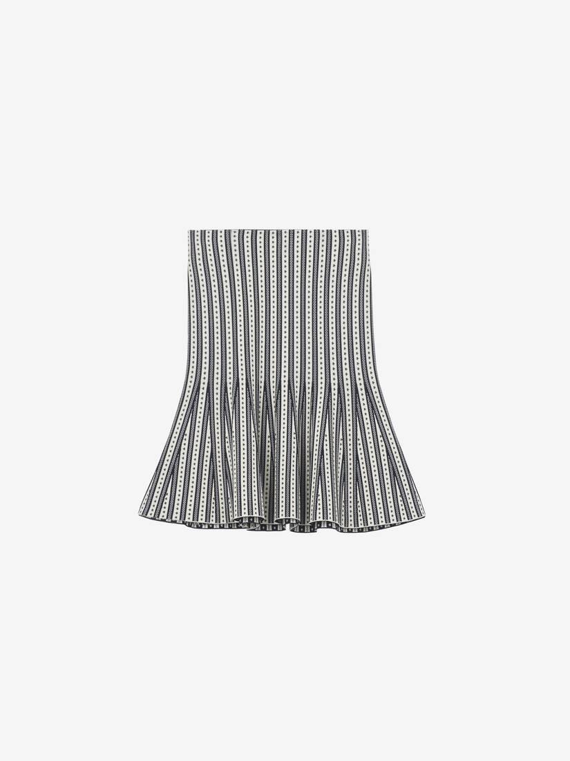 Striped Knit Mini Skirt by ALEXANDER MCQUEEN