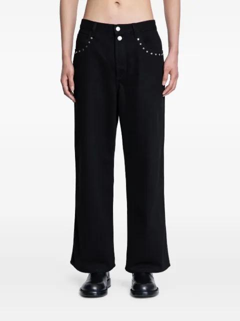 Stud five pocket jeans by ALEXANDER MCQUEEN