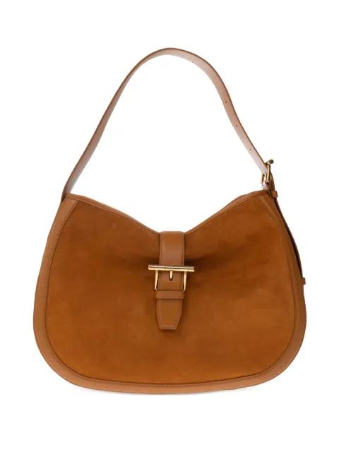 T-Bar suede shoulder bag by ALEXANDER MCQUEEN