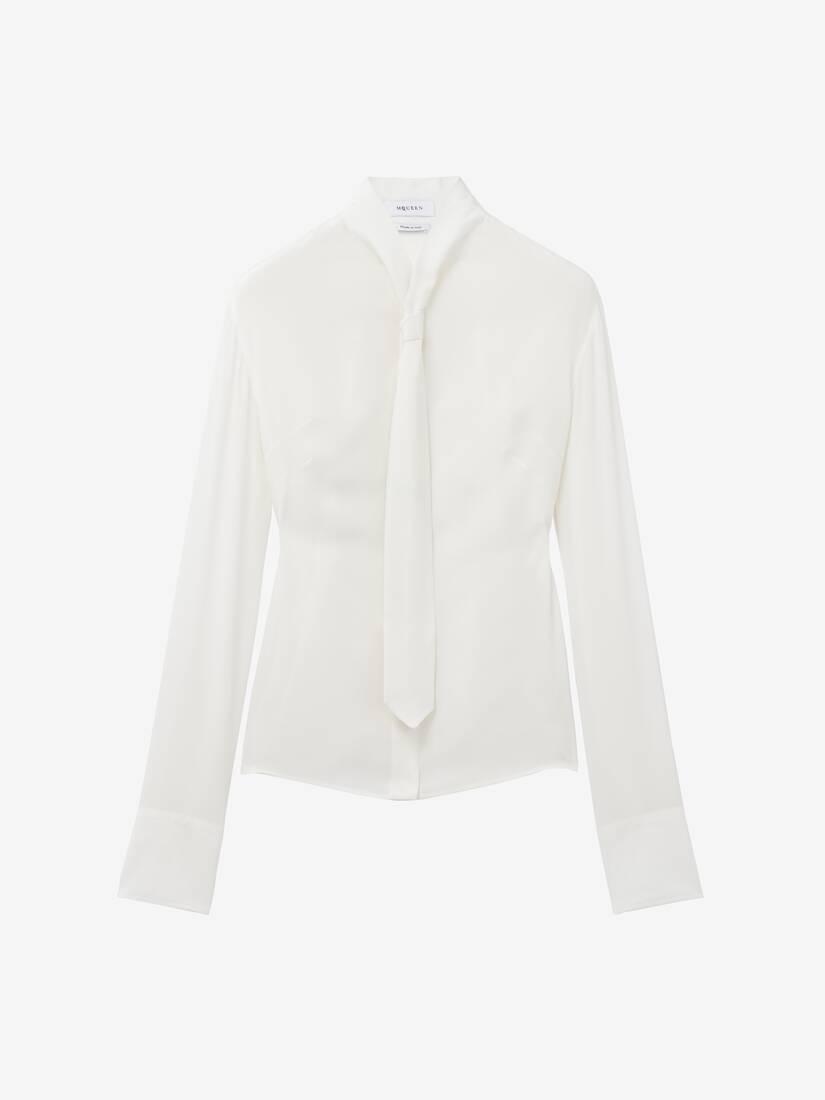 Tie Silk Shirt by ALEXANDER MCQUEEN