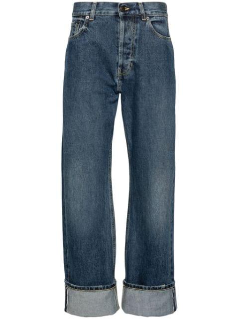 Turn-Up straight-leg jeans by ALEXANDER MCQUEEN