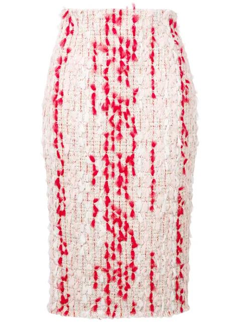 Tweed Cocoon skirt by ALEXANDER MCQUEEN