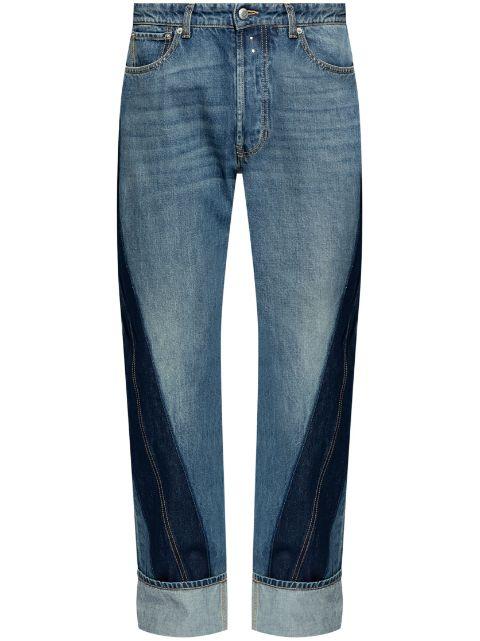 Twisted jeans by ALEXANDER MCQUEEN