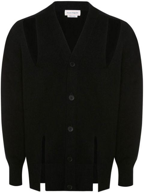 V-neck cardigan by ALEXANDER MCQUEEN