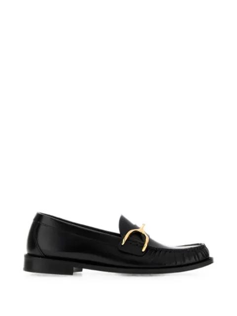 Wishbone leather loafers by ALEXANDER MCQUEEN